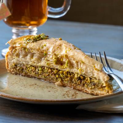 Pistaccio baklava.