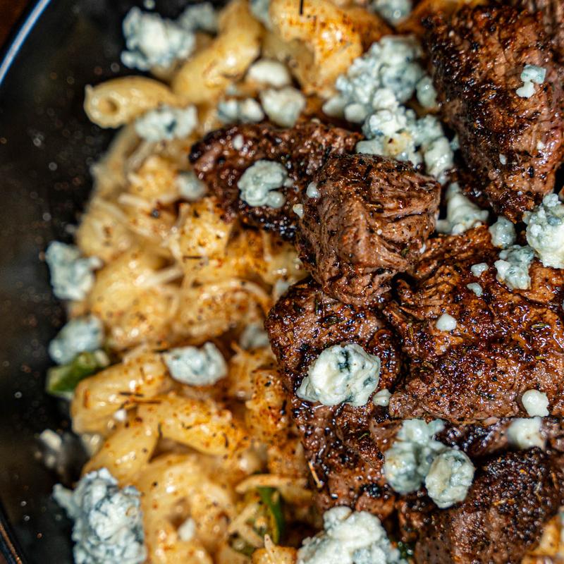 Black and Blue Steak Pasta* photo