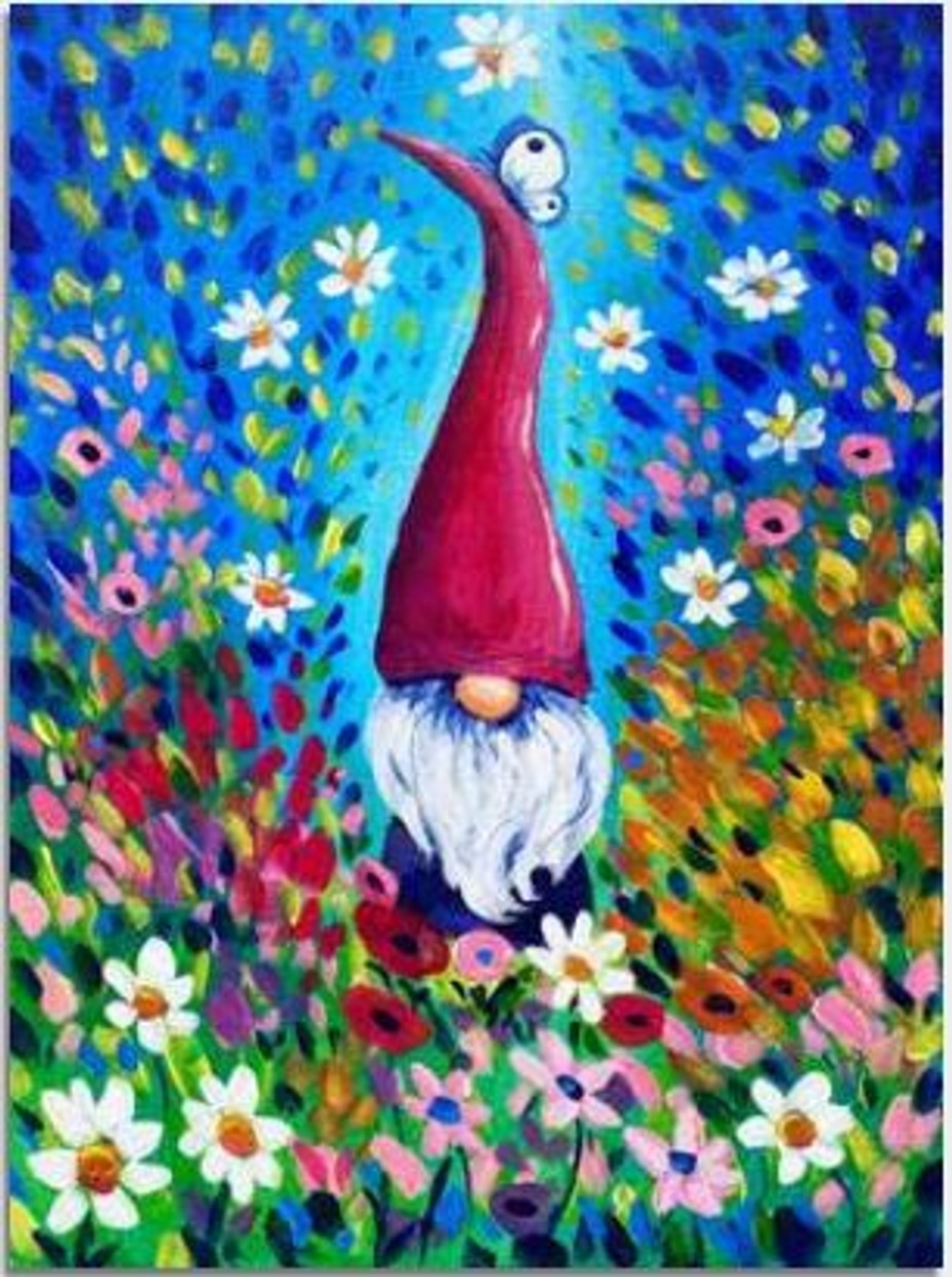 Paint Nite: Magic Garden Gnome event photo