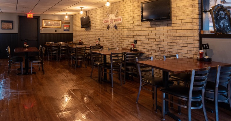 Interior, dining area