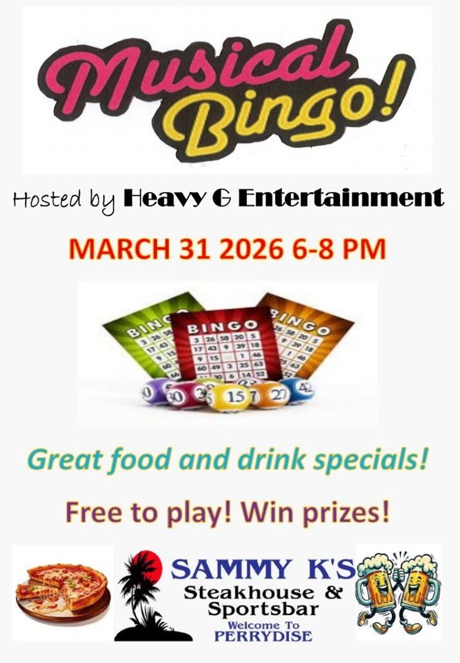 Music Bingo event photo