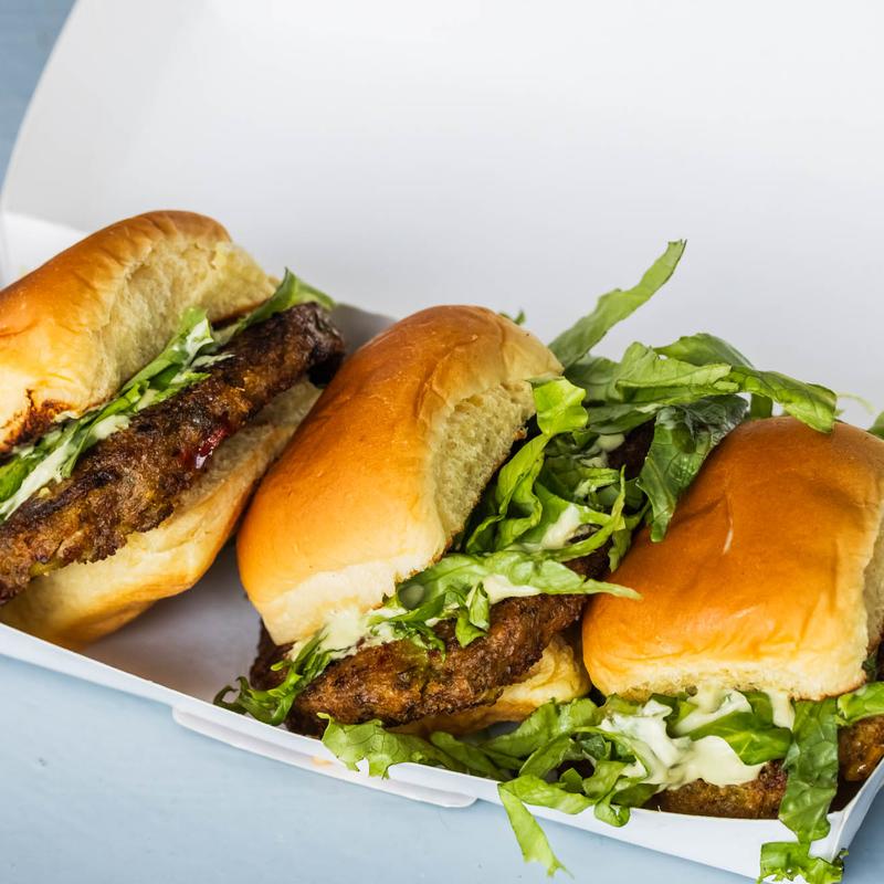 Veggie Burger Sliders (3pc) photo