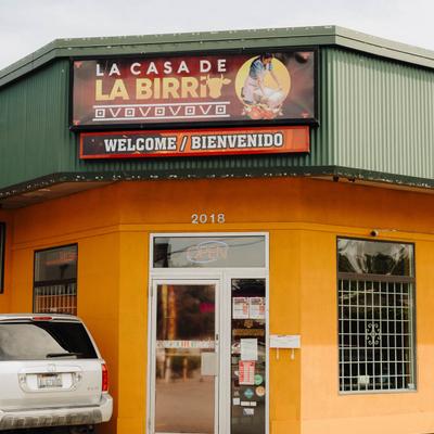 The restaurant's entrance.