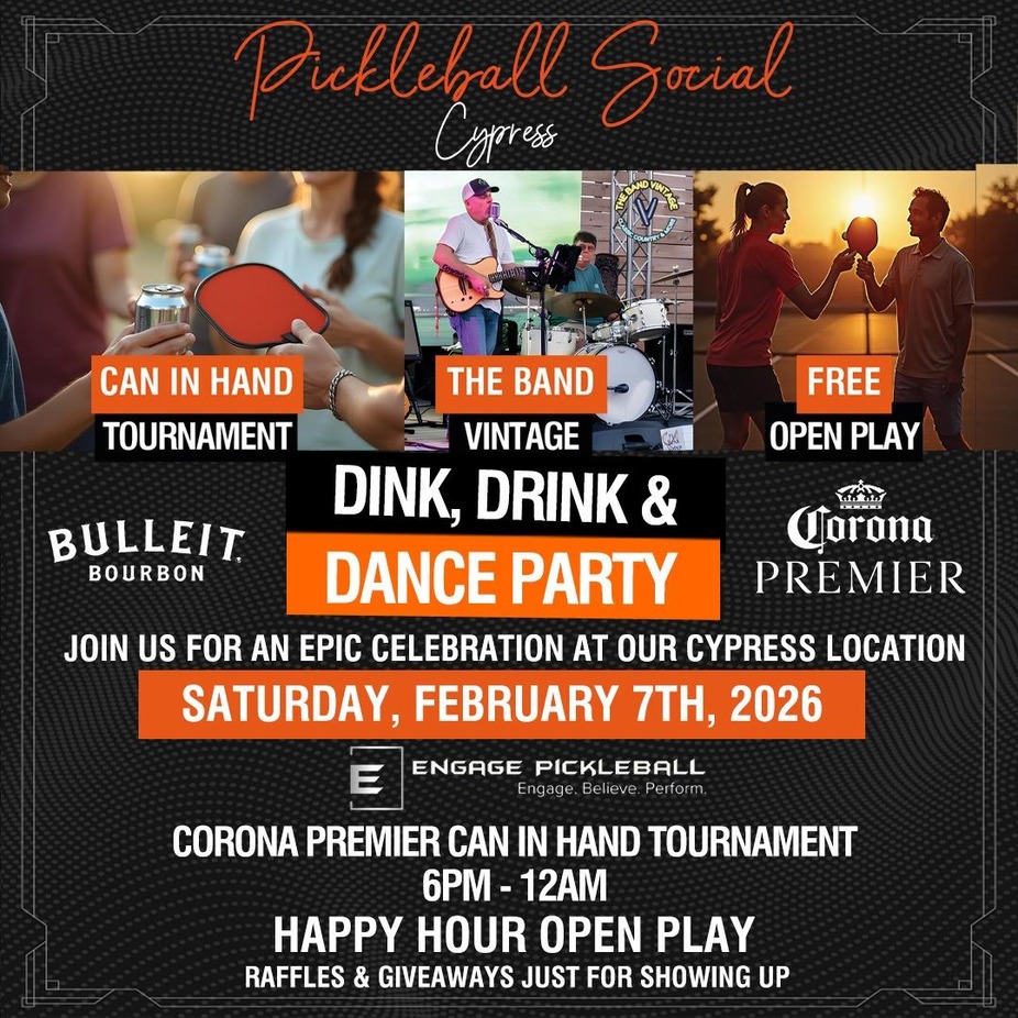 DINK, DRINK AND DANCE PARTY | CYPRESS LOCATION event photo