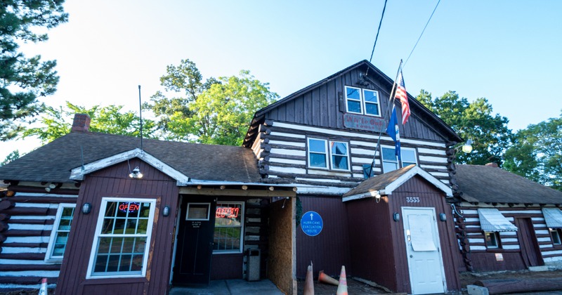 Exterior, front view to restaurant