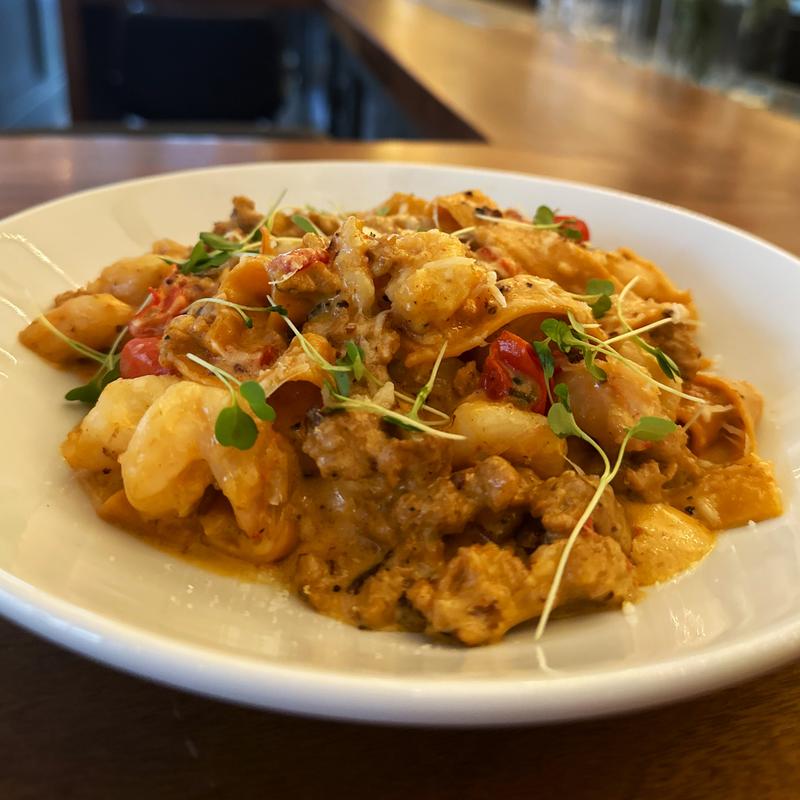 Roasted Pappardelle Pasta photo