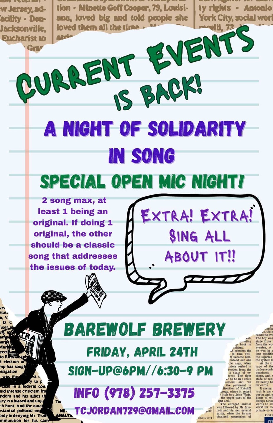 Current Events Open Mic event photo