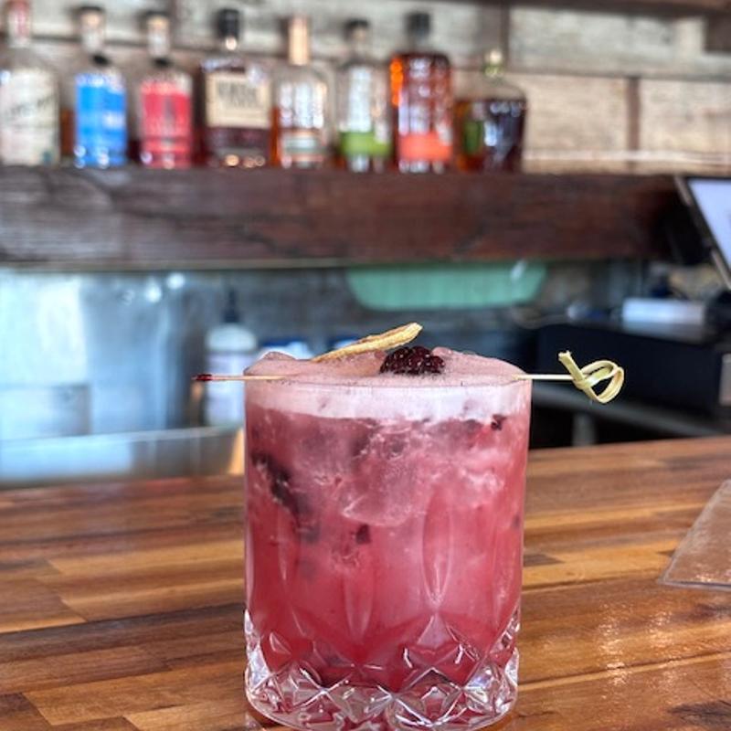 Blackberry lemon smash photo