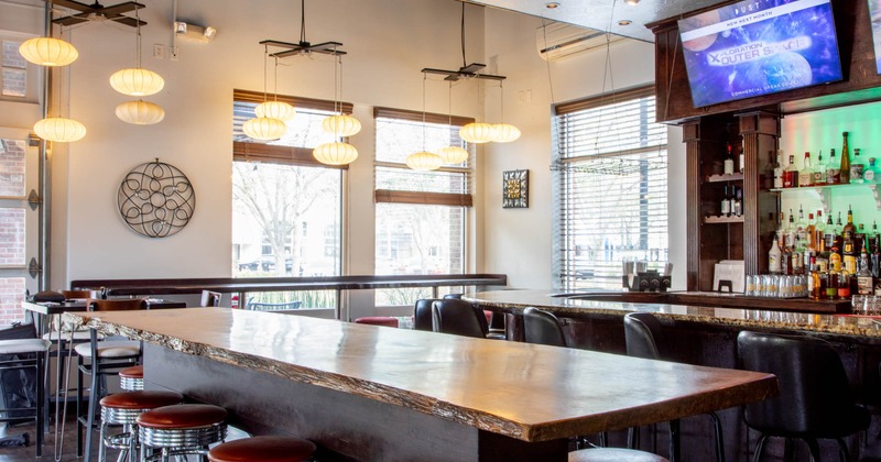 Interior, dining area