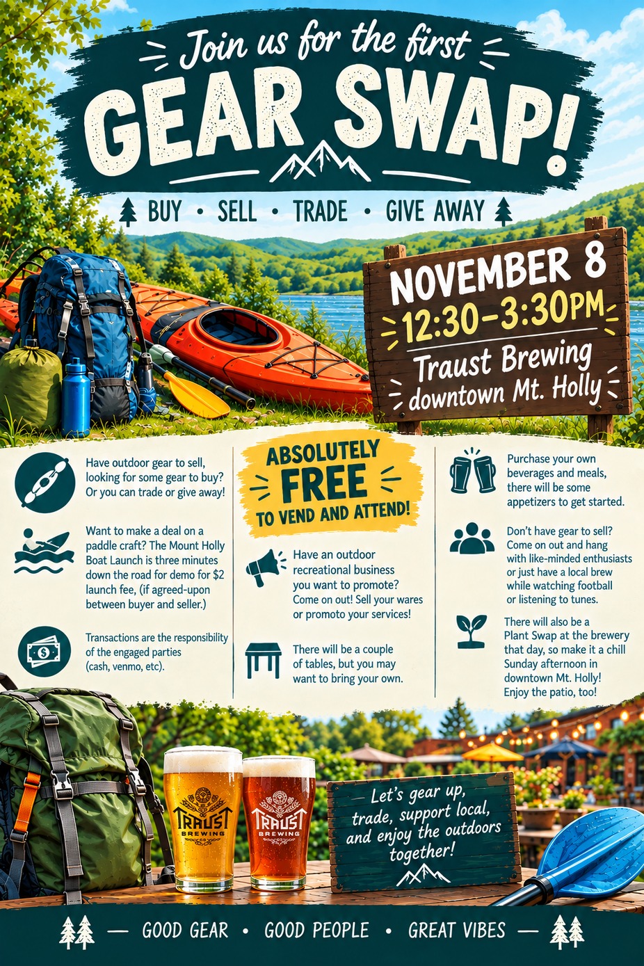 Outdoor Gear Swap event photo