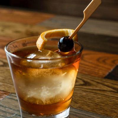 Old Fashioned cocktail.