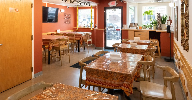 Interior, dining area