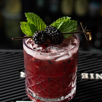 Blackberry cocktail.