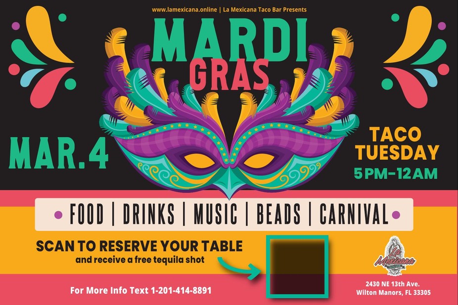 Mardi Gras Taco Tuesday event photo