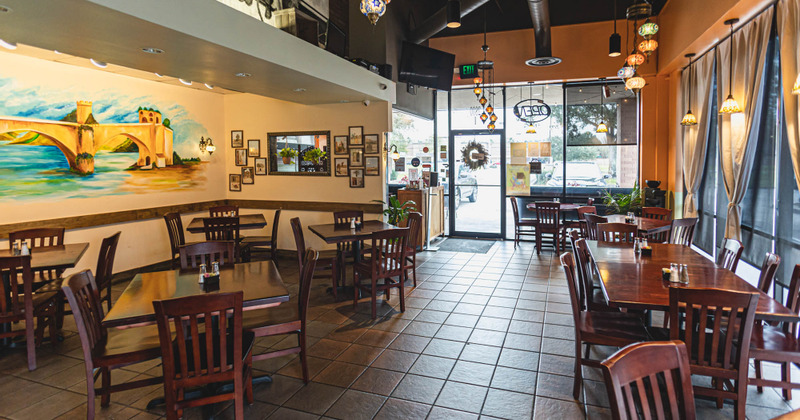 Interior, dining area