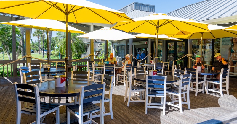 Cozy outdoor seating area