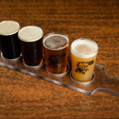 Beer flight.