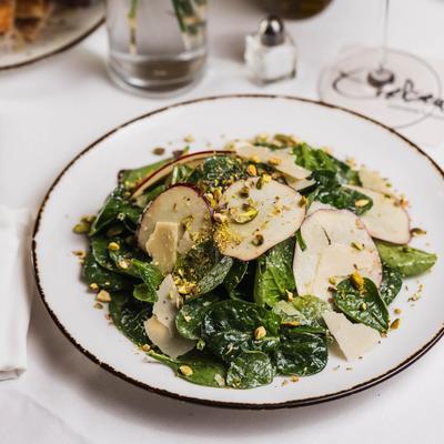 Baby Spinach Apple Salad.