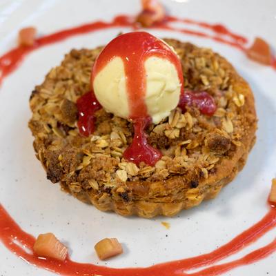 Strawberry Rhubarb Tart