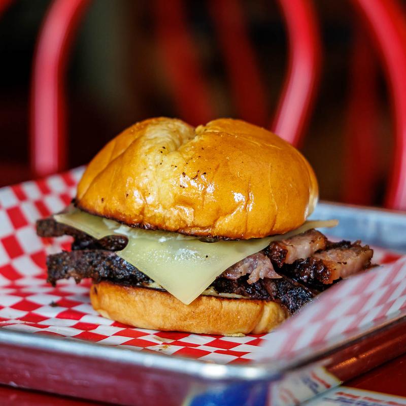 menu item 10 of 41, Garlic and Swiss Brisket