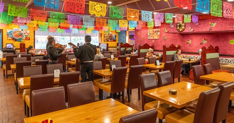 Interior, main dining area