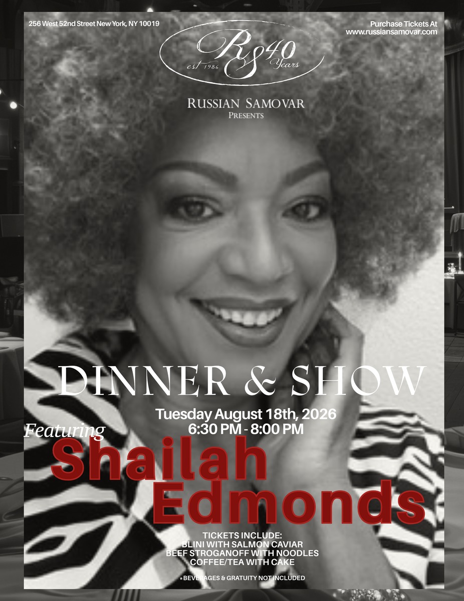 RUSSIAN SAMOVAR PRESENTS SHAILAH EDMONDS event photo