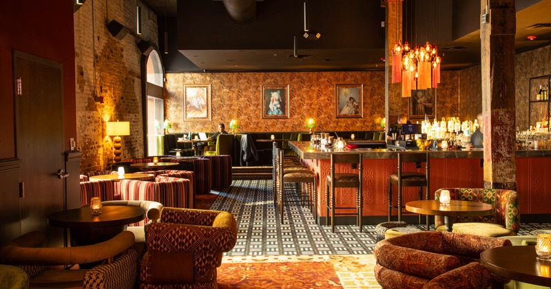 Interior, comfy seating area