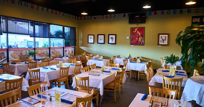 Interior, dining area