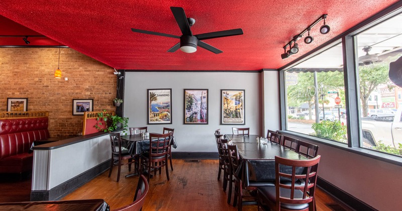 Interior, dining area