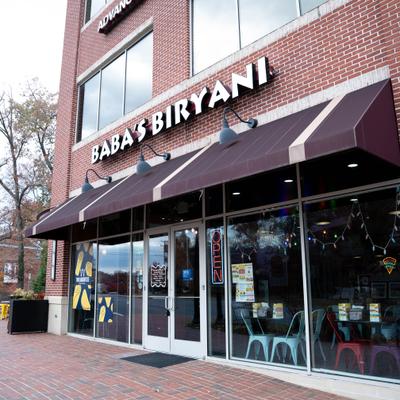 Exterior, restaurant front entrance.