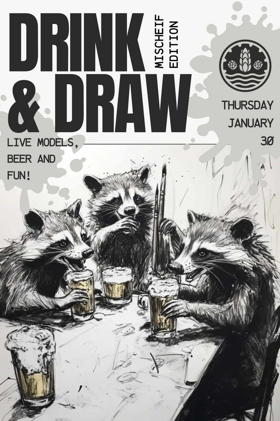 Drink & Draw event photo