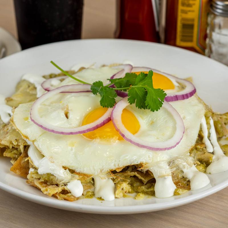 menu item 16 of 57, *Chilaquiles Verdes or Rojos
