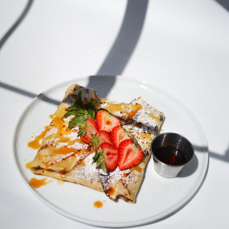 Strawberry Condensed Milk Crepe photo