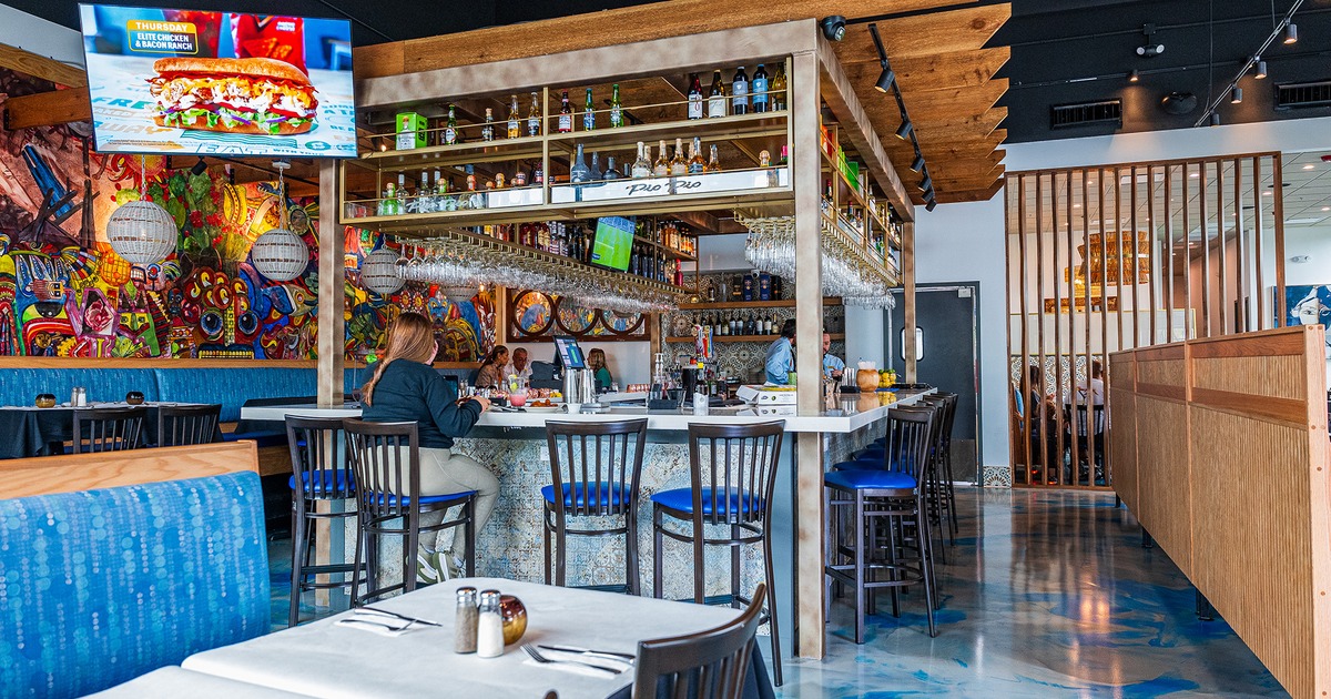 Interior space, bar area