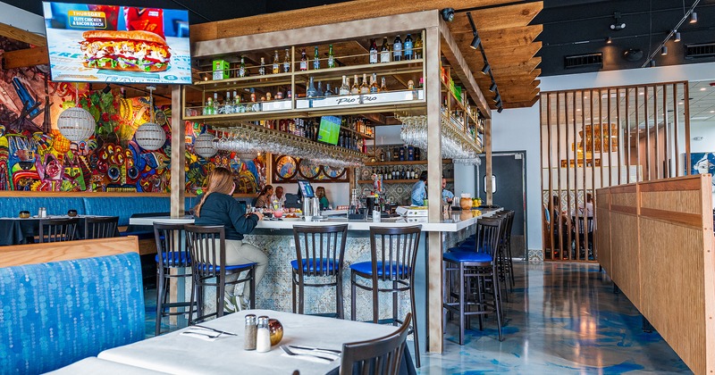 Interior space, bar area