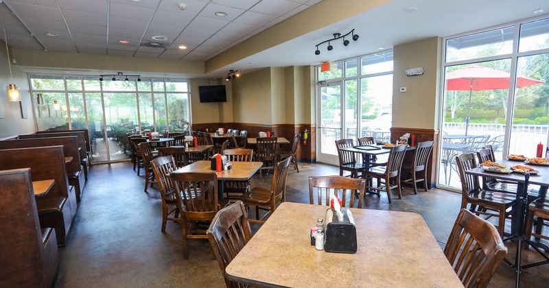 Interior, big dining area