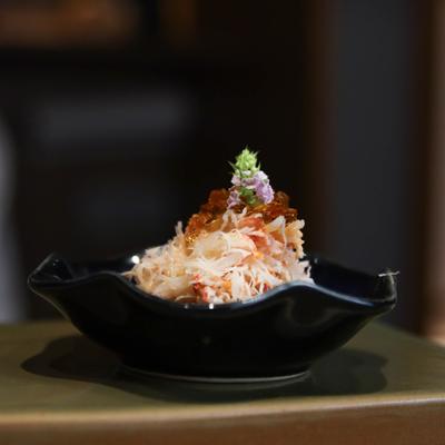 Alaskan snow crab meal.