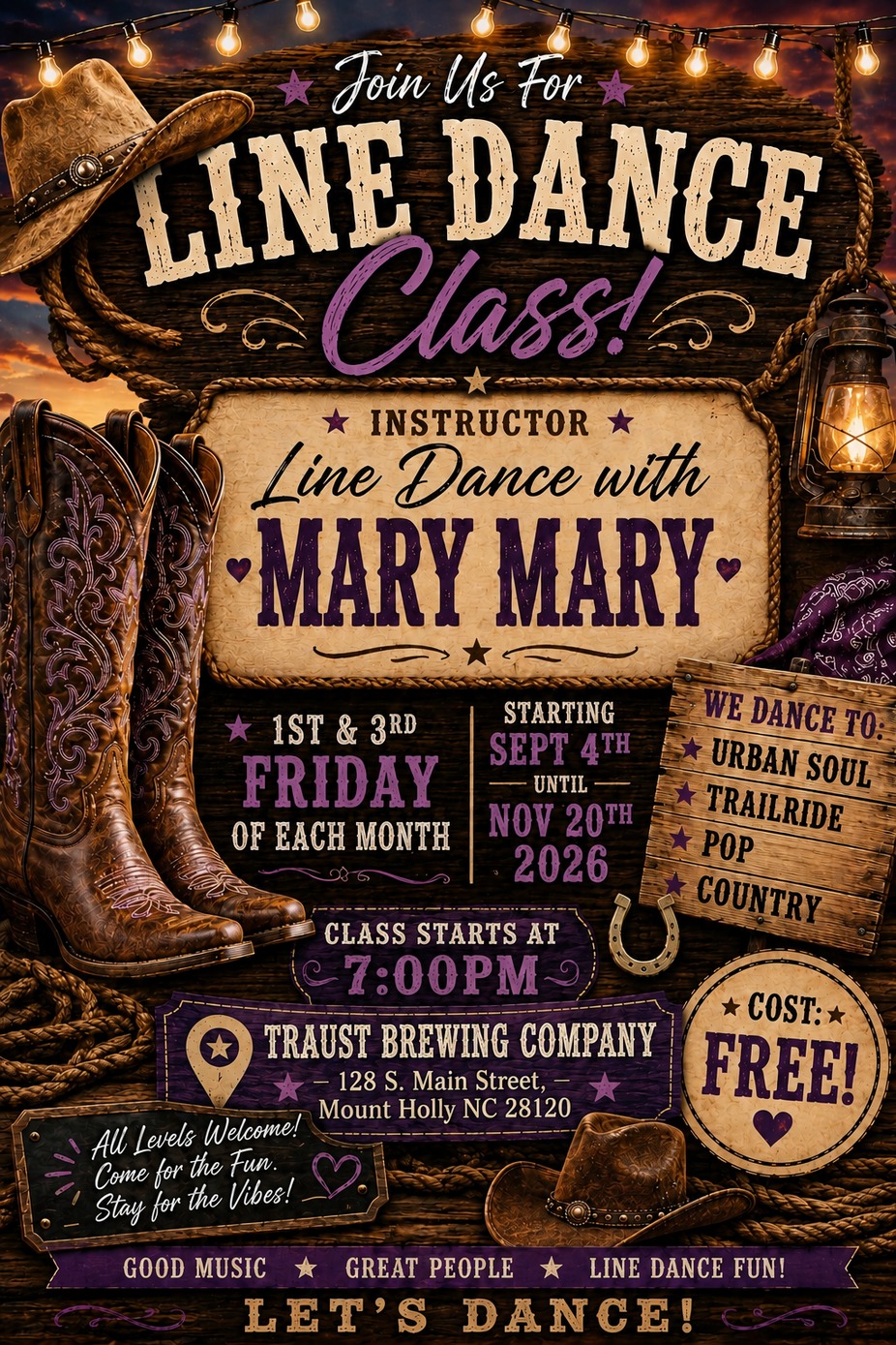Line Dancing with Mary Mary event photo