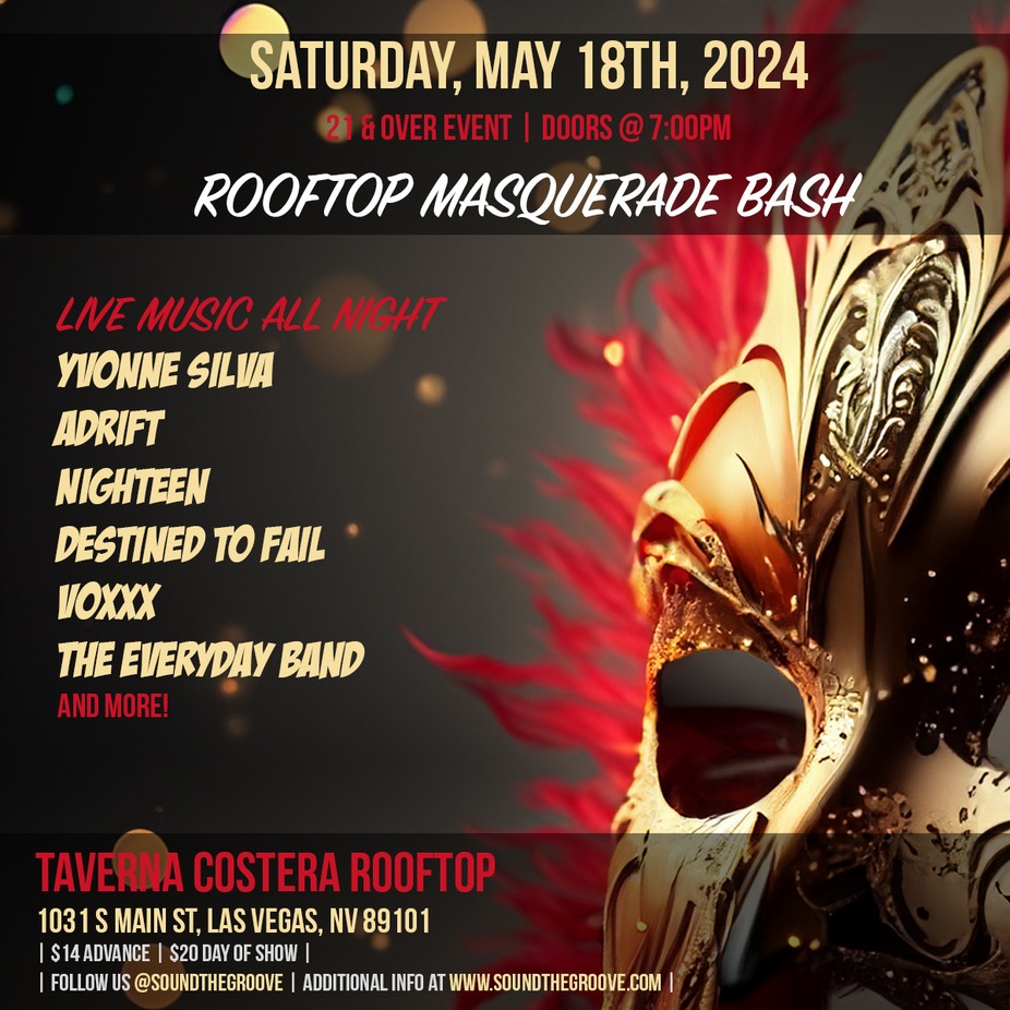 Rooftop Masquerade Bash event photo
