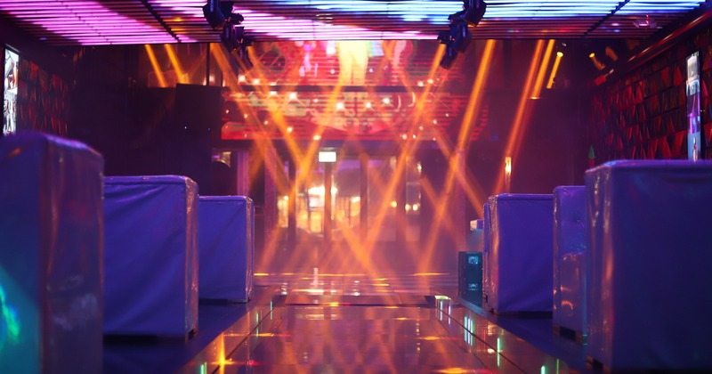 Nightclub interior space