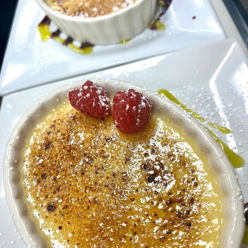 menu item 29 of 54, House Made White Chocolate Creme Brûlée