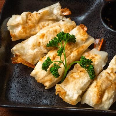 Shrimp Gyoza.