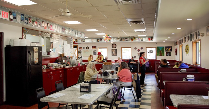 Interior, dining area