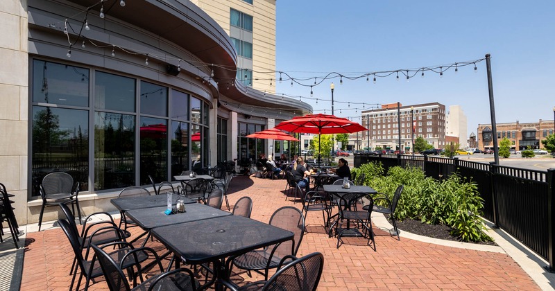 Beautiful patio, seating and dining area