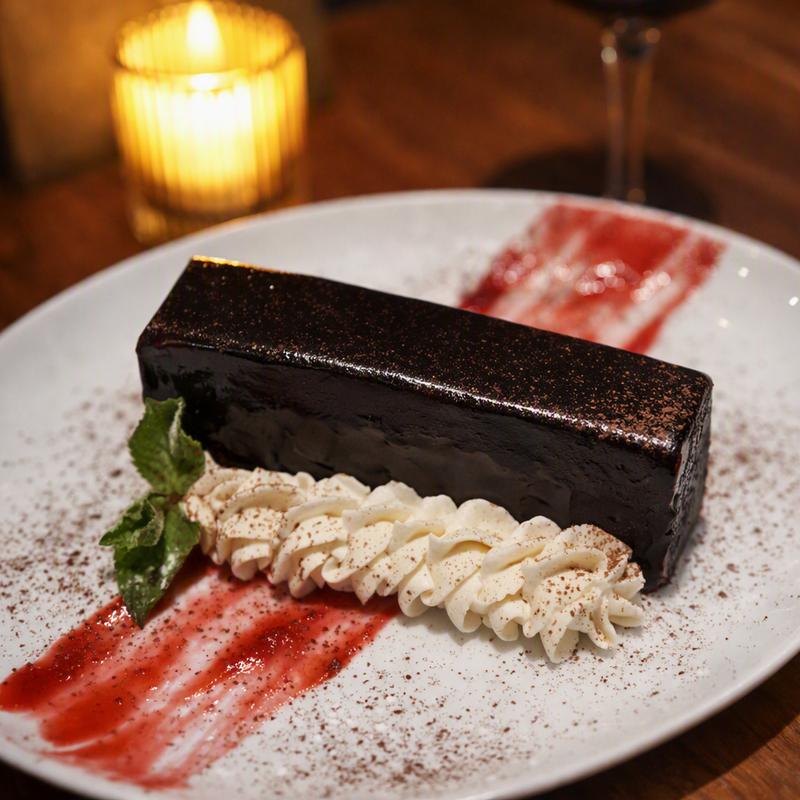 Chocolate-Raspberry Layer Cake photo