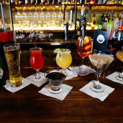 Different cocktails.