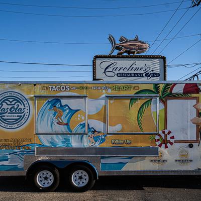 Exterior, Caroline's food truck.