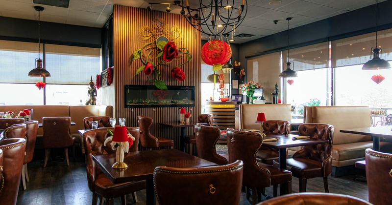Interior, dining area