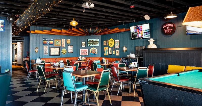 Interior, seating area