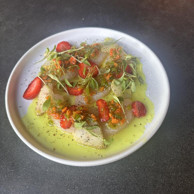 Halibut Crudo photo